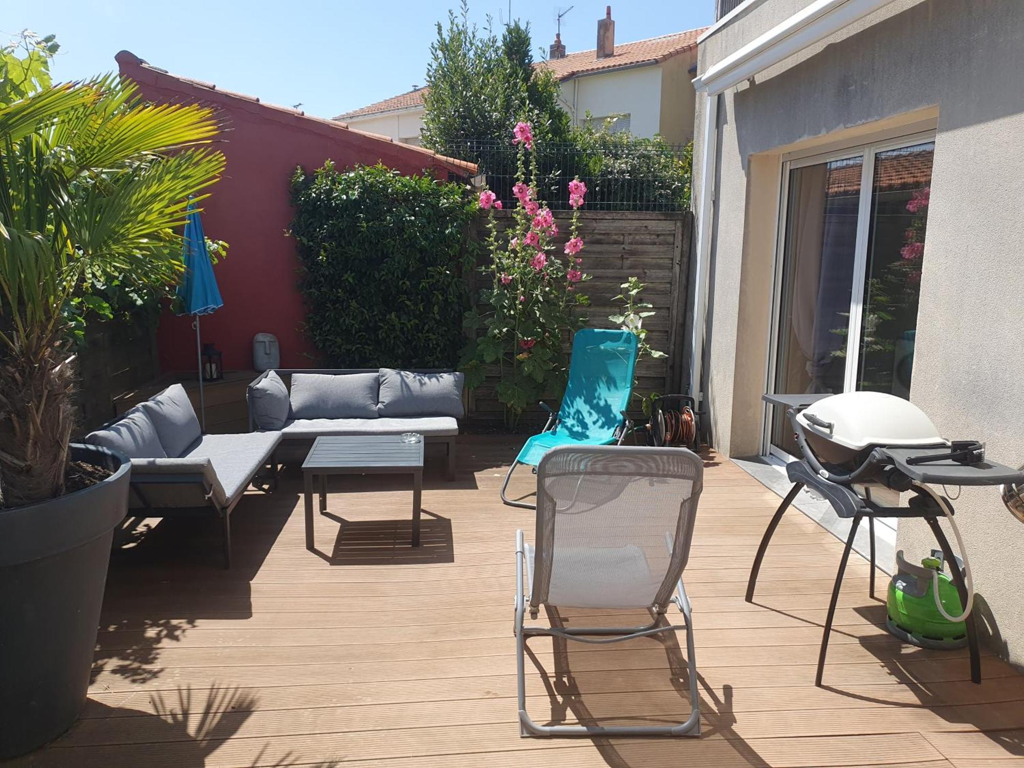 Joli Appartement 50 M2 Classe 3 Etoiles Avec Terrasse Et Jardin La Rochelle  Exteriör bild